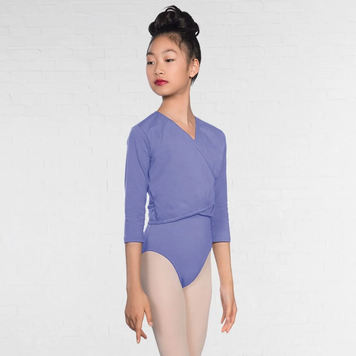 1st Position Cotton/Poly X Over Cardigan 3/4 length sleeves