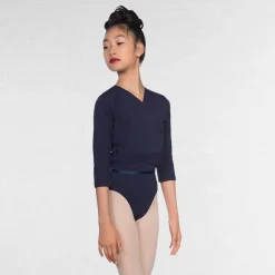 1st Position Cotton/Poly X Over Cardigan 3/4 length sleeves
