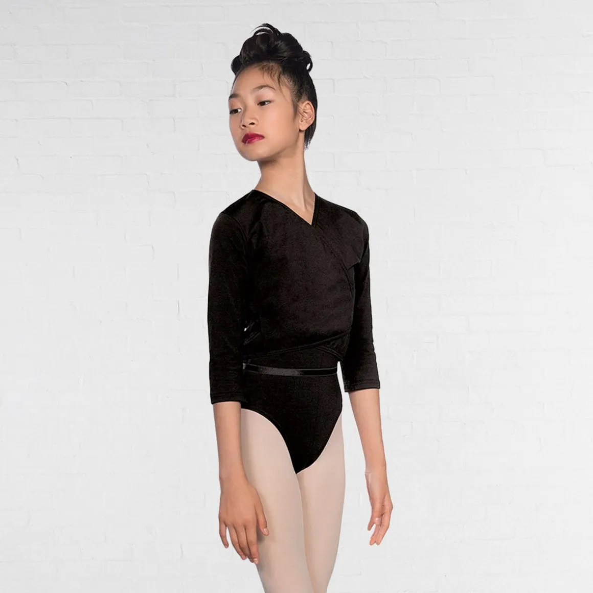 1st Position Cotton/Poly X Over Cardigan 3/4 length sleeves