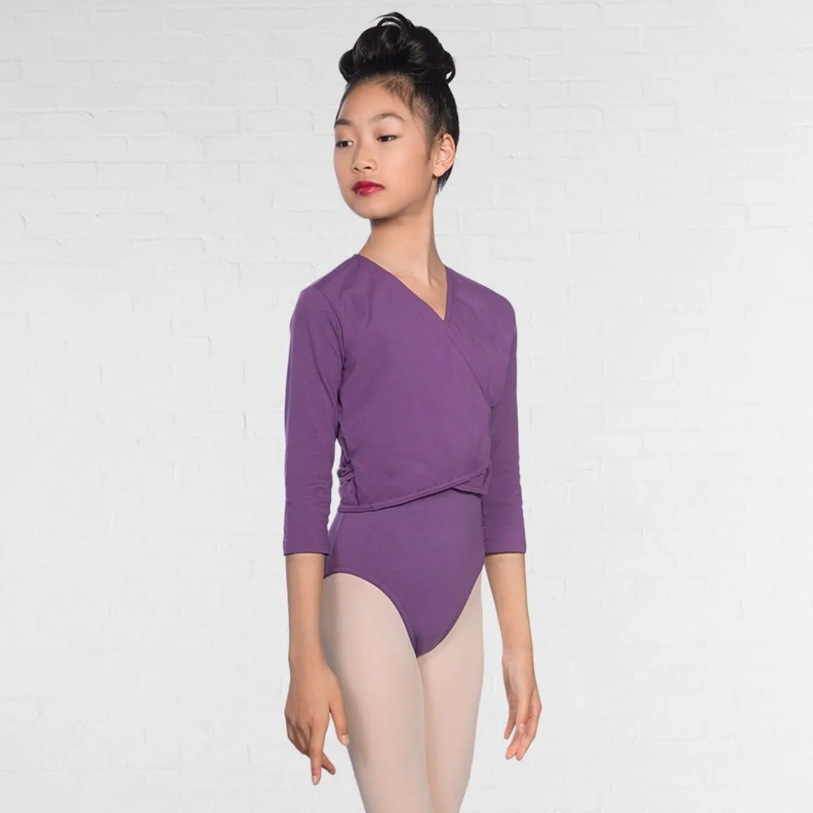 1st Position Cotton/Poly X Over Cardigan 3/4 length sleeves