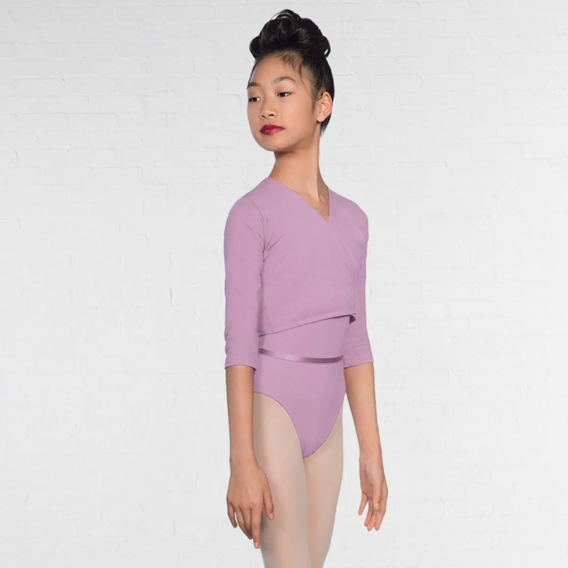 1st Position Cotton/Poly X Over Cardigan 3/4 length sleeves
