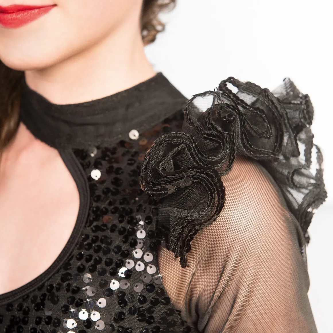 1st Position Dramatic Sequin Mesh Glitz