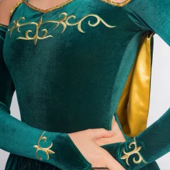 1st Position Embroidered Irish Dress Green