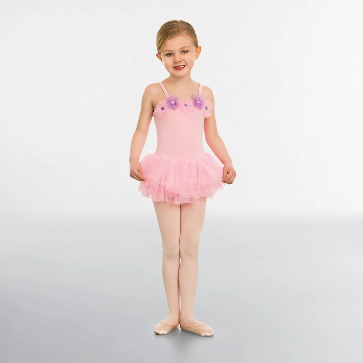 1st Position Flower Button Trim Tutu