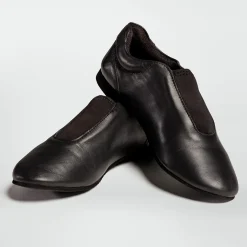 1st Position Front Gusset Slip On Jazz Shoes