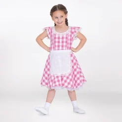 1st Position Gingham Tea Dress with Apron