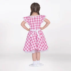 1st Position Gingham Tea Dress with Apron