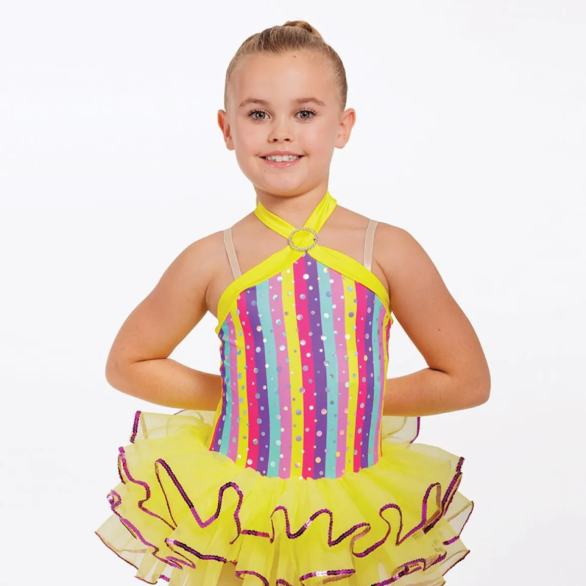 1st Position Halterneck Multicoloured Tutu