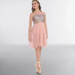 1st Position High Neck Multi Sequin Lyrical Dress