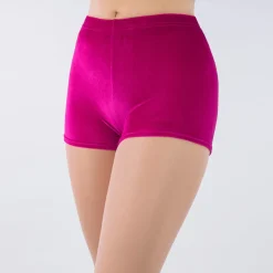 1st Position Jenna Stretch Velour Shorts