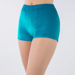 1st Position Jenna Stretch Velour Shorts