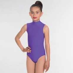 1st Position Jill Polo Neck Sleeveless Leotard