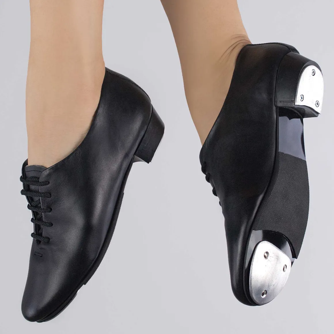 1st Position Junior Leather Lace Up Tap Shoe