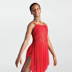 1st Position Lace and Mesh Detail Lyrical Dress