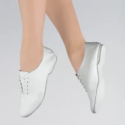 1st Position Leather Jazz Shoes Suede Sole