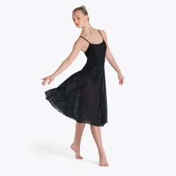 1st Position Long Mesh Dress Leotard