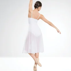 1st Position Long Mesh Dress Leotard