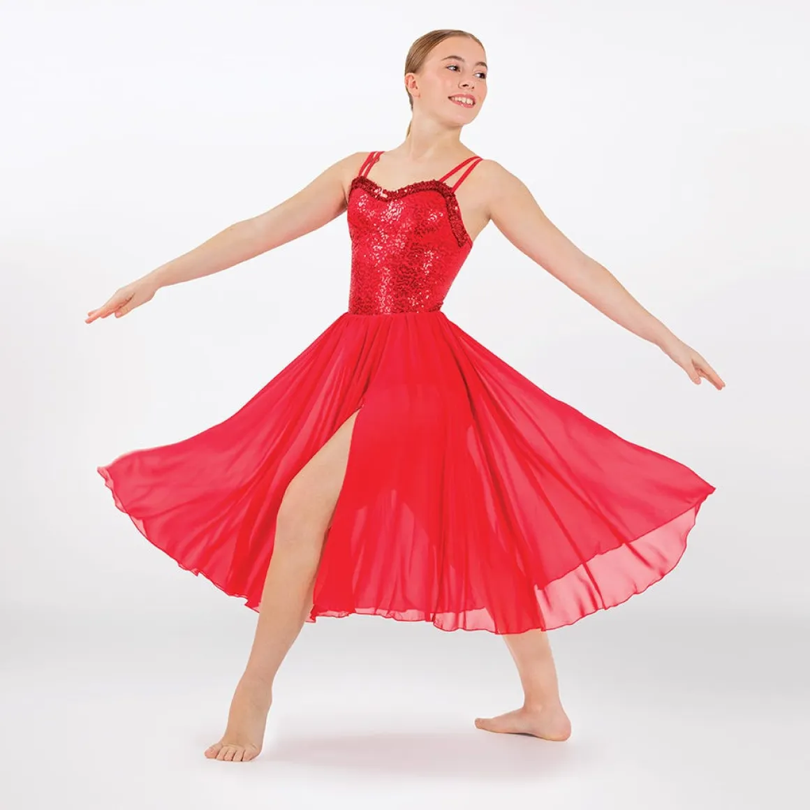 1st Position Long Sequin Lyrical Dress