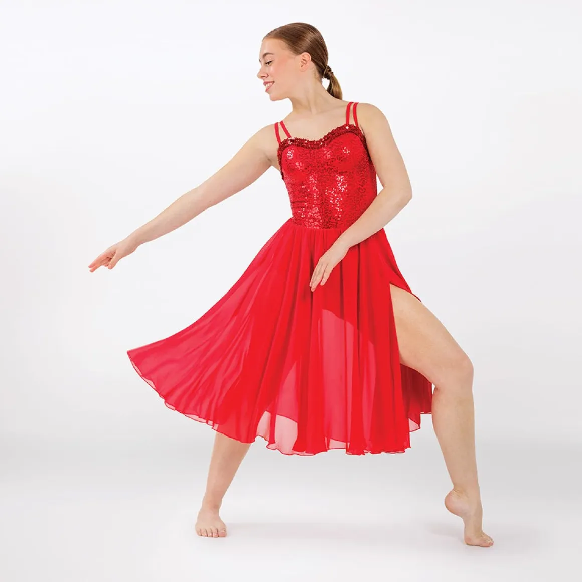 1st Position Long Sequin Lyrical Dress