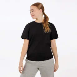 1st Position Loose Fit Cropped Tee Black