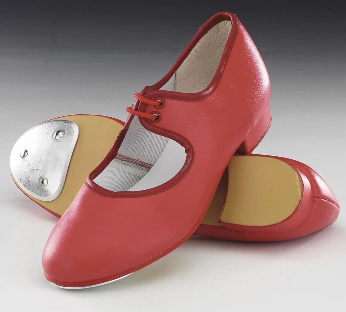 1st Position Low Heel PU Tap Shoes