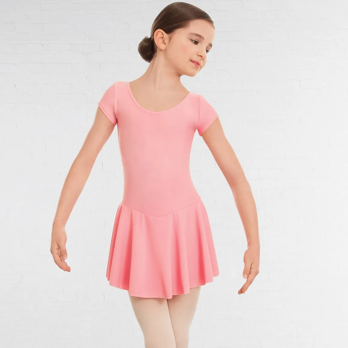 1st Position Maddy Skirted Cap Sleeve Leotard (Matt Nylon)