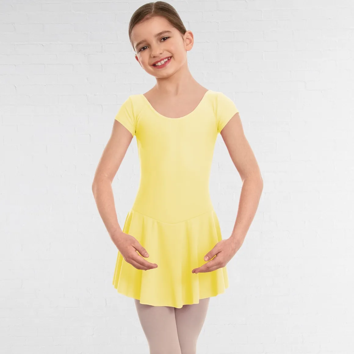 1st Position Maddy Skirted Cap Sleeve Leotard (Matt Nylon)