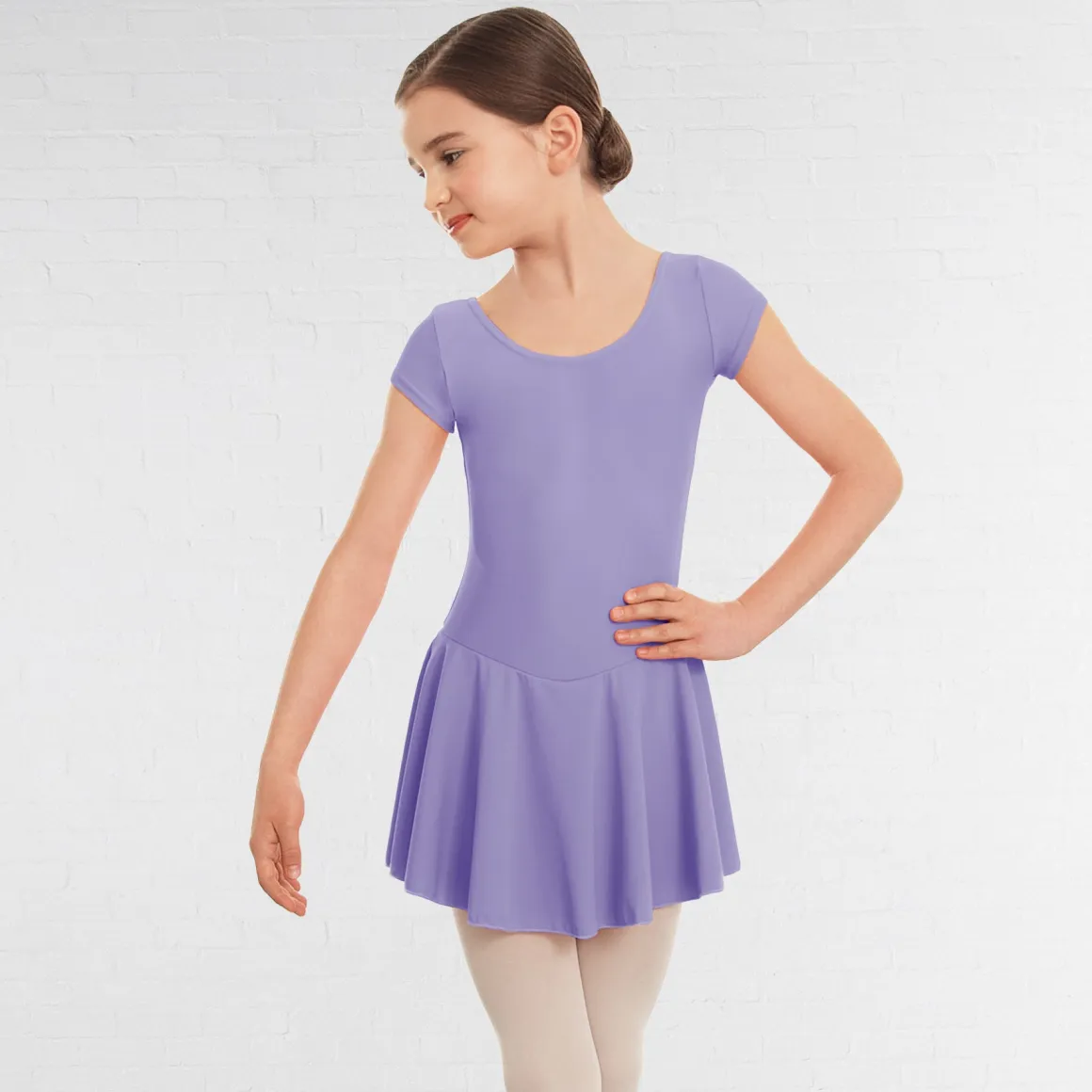 1st Position Maddy Skirted Cap Sleeve Leotard (Matt Nylon)