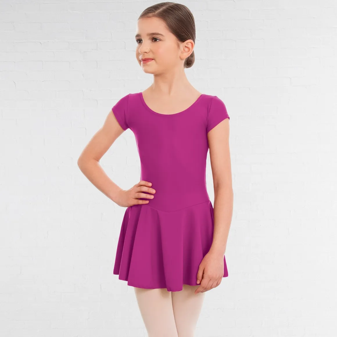 1st Position Maddy Skirted Cap Sleeve Leotard (Matt Nylon)