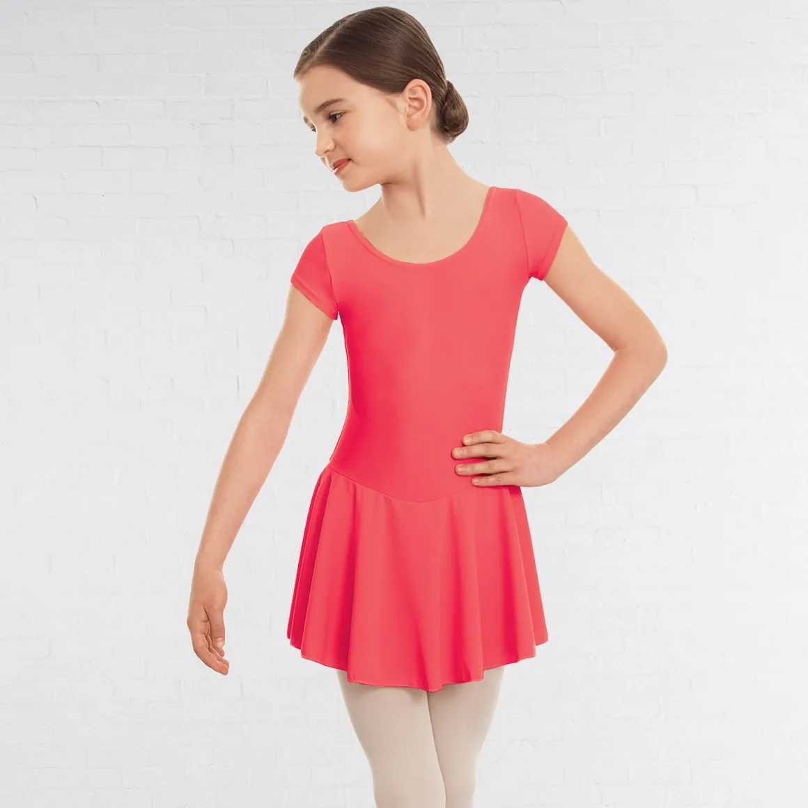 1st Position Maddy Skirted Cap Sleeve Leotard (Matt Nylon)