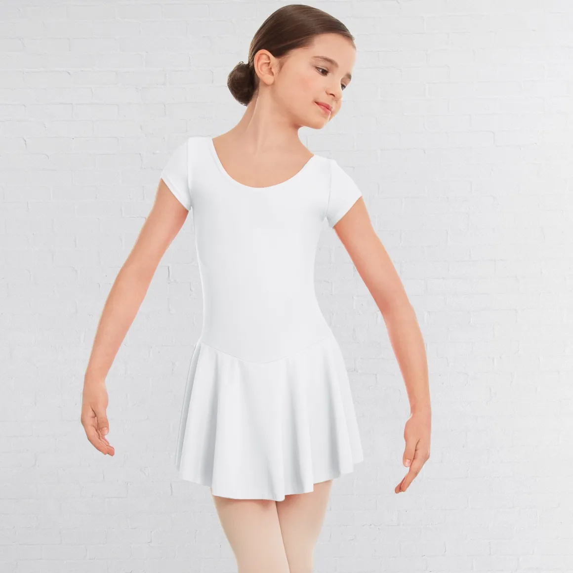 1st Position Maddy Skirted Cap Sleeve Leotard (Matt Nylon)