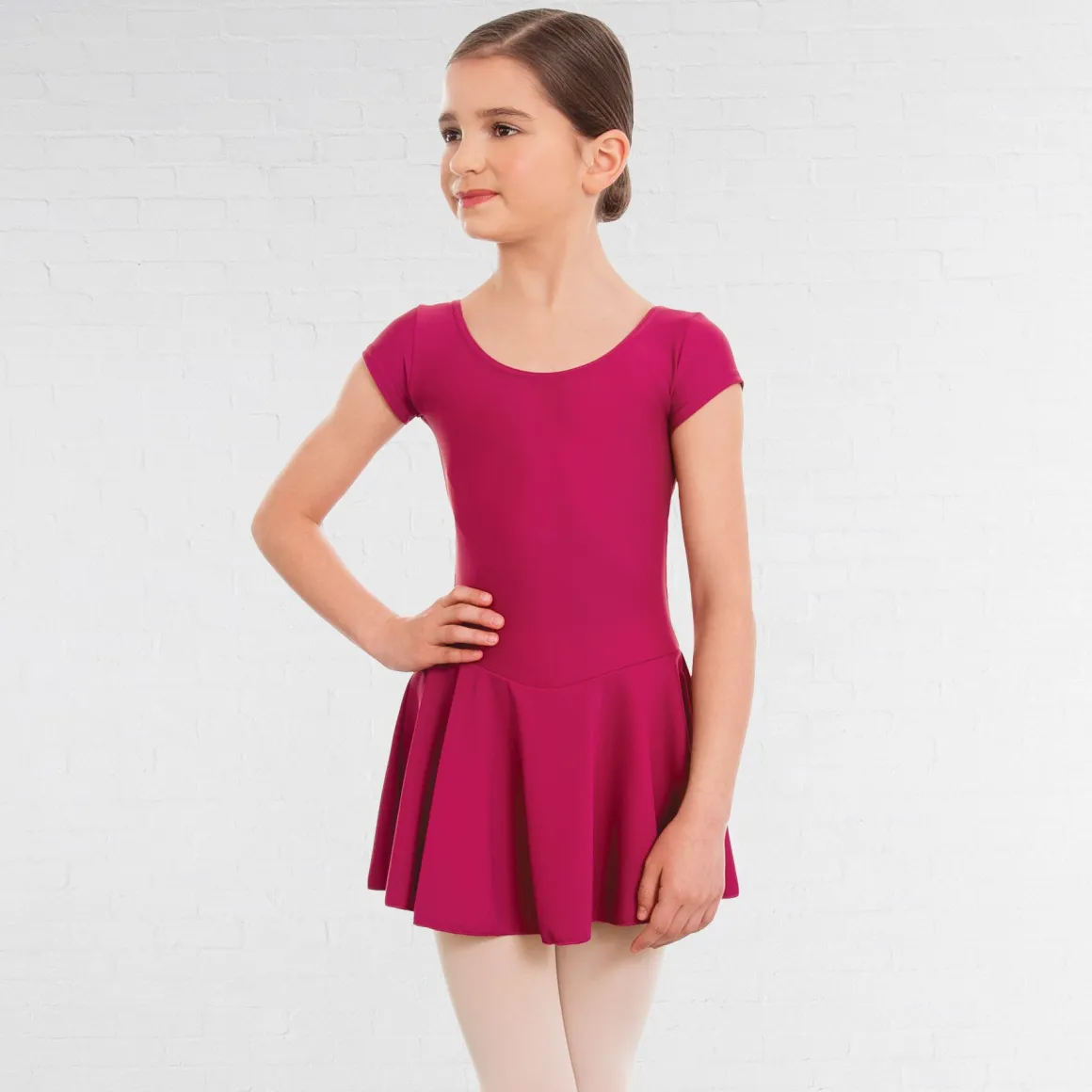 1st Position Maddy Skirted Cap Sleeve Leotard (Matt Nylon)