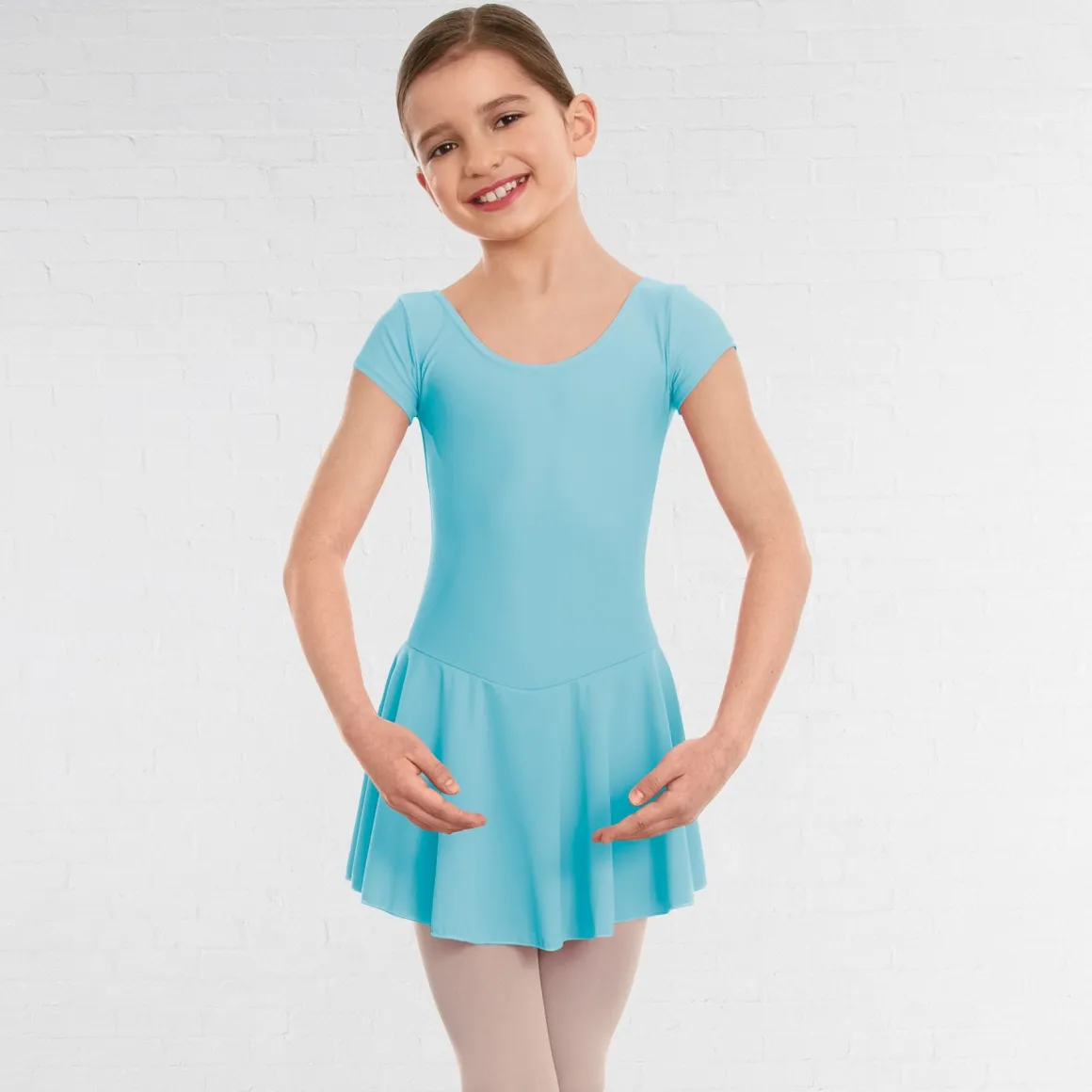 1st Position Maddy Skirted Cap Sleeve Leotard (Matt Nylon)
