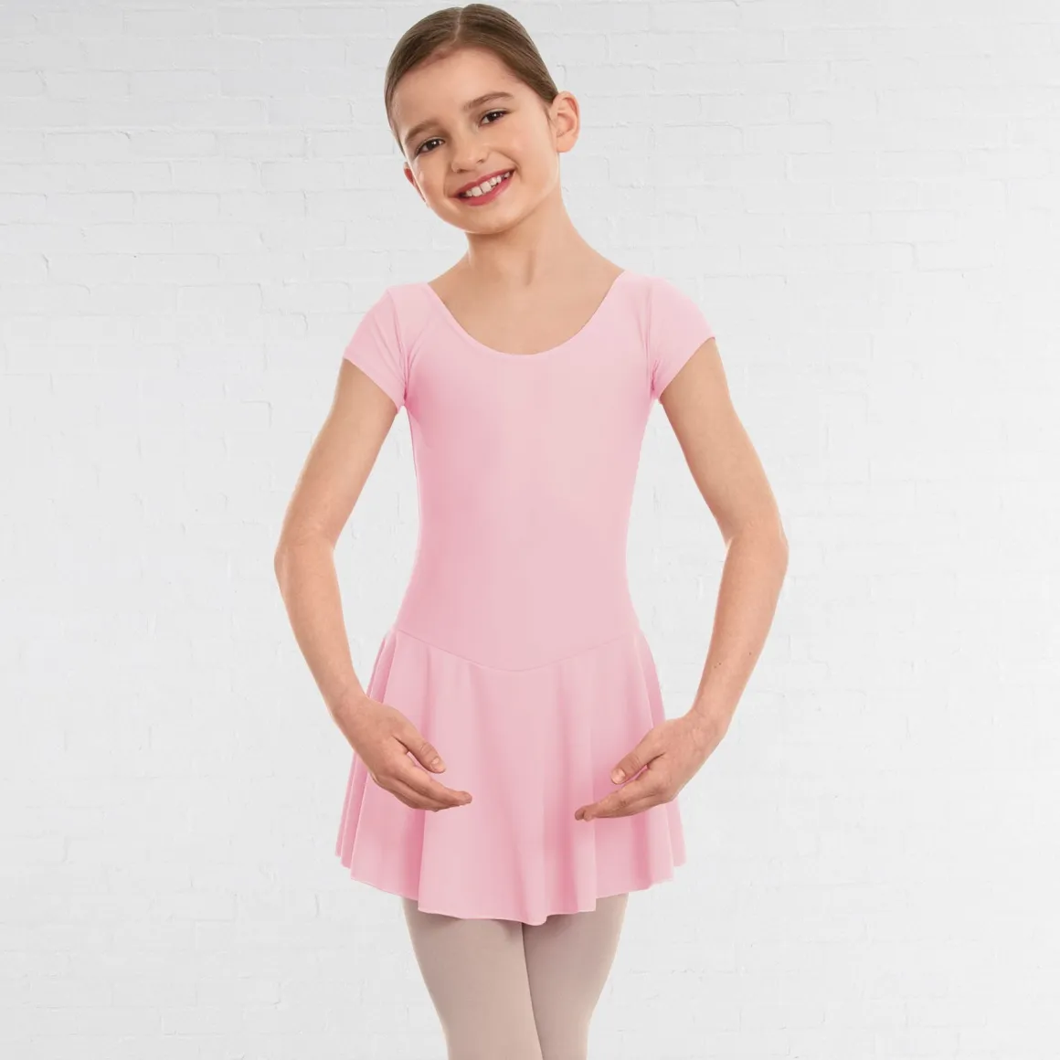 1st Position Maddy Skirted Cap Sleeve Leotard (Matt Nylon)