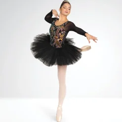 1st Position Mesh Long Sleeved Sequinned Tutu