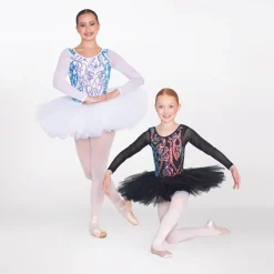 1st Position Mesh Long Sleeved Sequinned Tutu