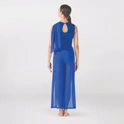 1st Position Mesh Sash Leotard with Separate Matching Front Split Trousers