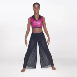 1st Position Mesh Wide Leg Trousers