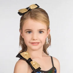 1st Position Multi Stripe Bow Glitz Dress