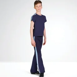 1st Position Narrow Stripe Cotton Jazz Pants