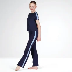 1st Position Narrow Stripe Cotton Jazz Pants