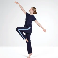 1st Position Narrow Stripe Cotton Jazz Pants