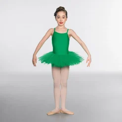 1st Position Nylon Elastane 5 Layer Tutu Emerald Green
