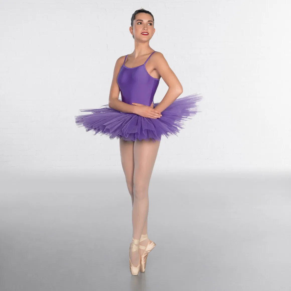 1st Position Nylon Elastane 5 Layer Tutu Purple