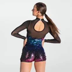 1st Position Ombré Sequinned Unitard