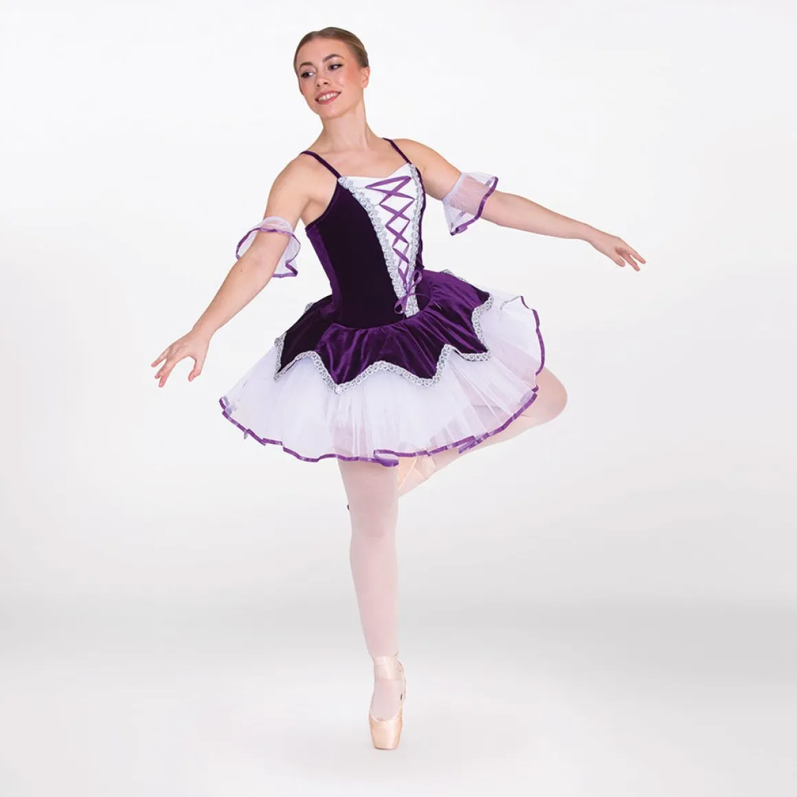 1st Position Peplum Tutu with Lace Detail