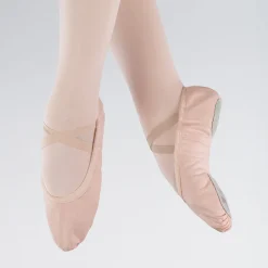 1st Position Pink Canvas Split Sole Ballet Shoes
