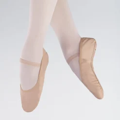 1st Position Premium Stretch Binding Leather Ballet Shoes