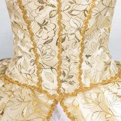 1st Position Prestige Floral Woven Bodice with Separate Over Skirt