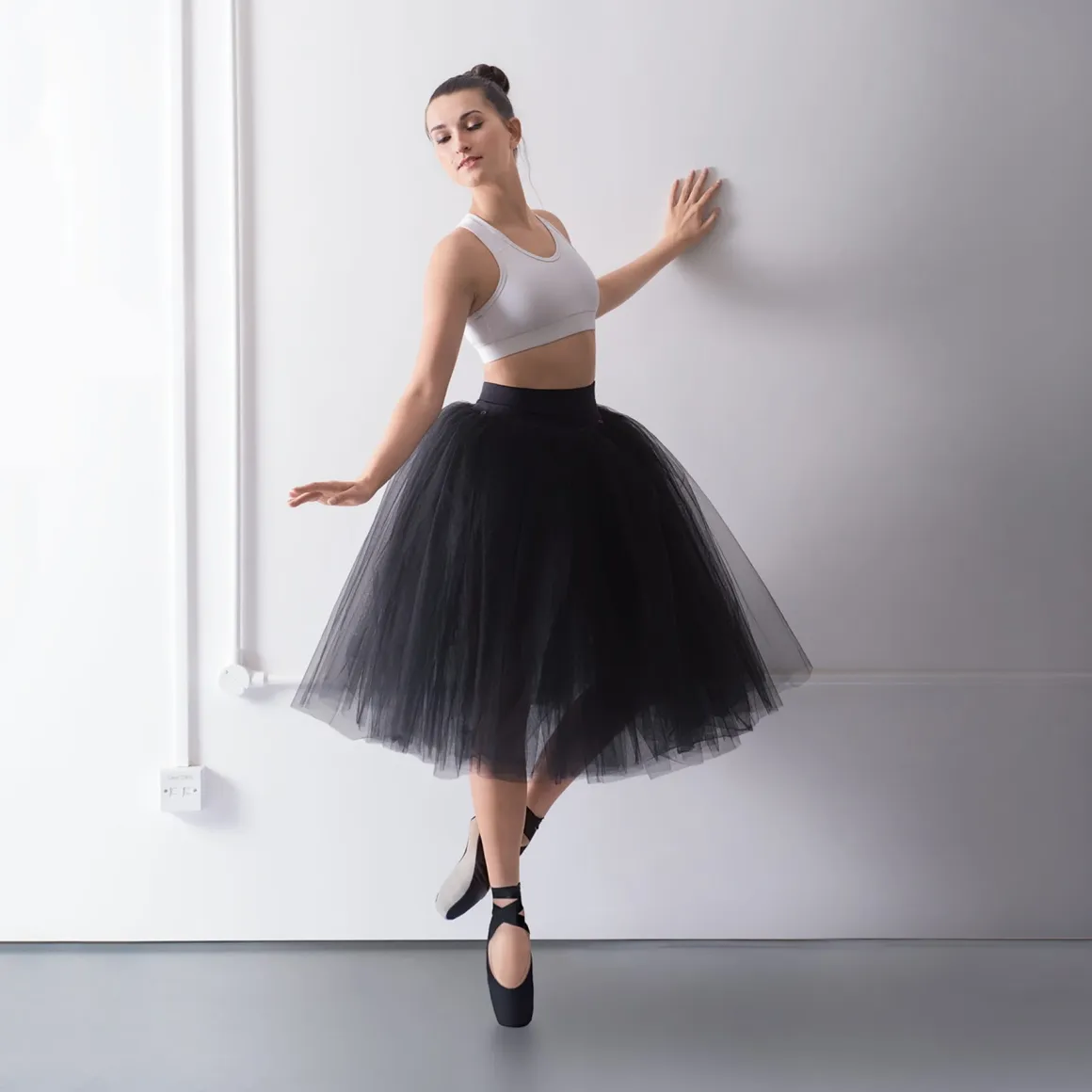 1st Position Prestige Romantic Tutu Skirt on Pants